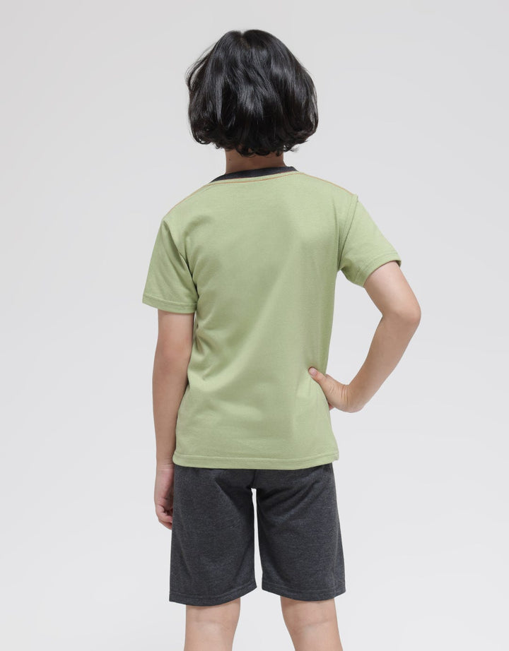 Little M Pakaian Setelan Print Tyranasaurus