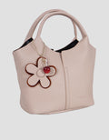Bellezza Flower Detail Hand Bag Wanita