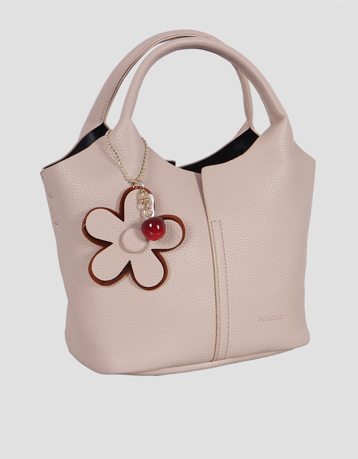 Bellezza Flower Detail Hand Bag Wanita