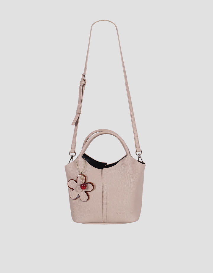 Bellezza Flower Detail Hand Bag Wanita