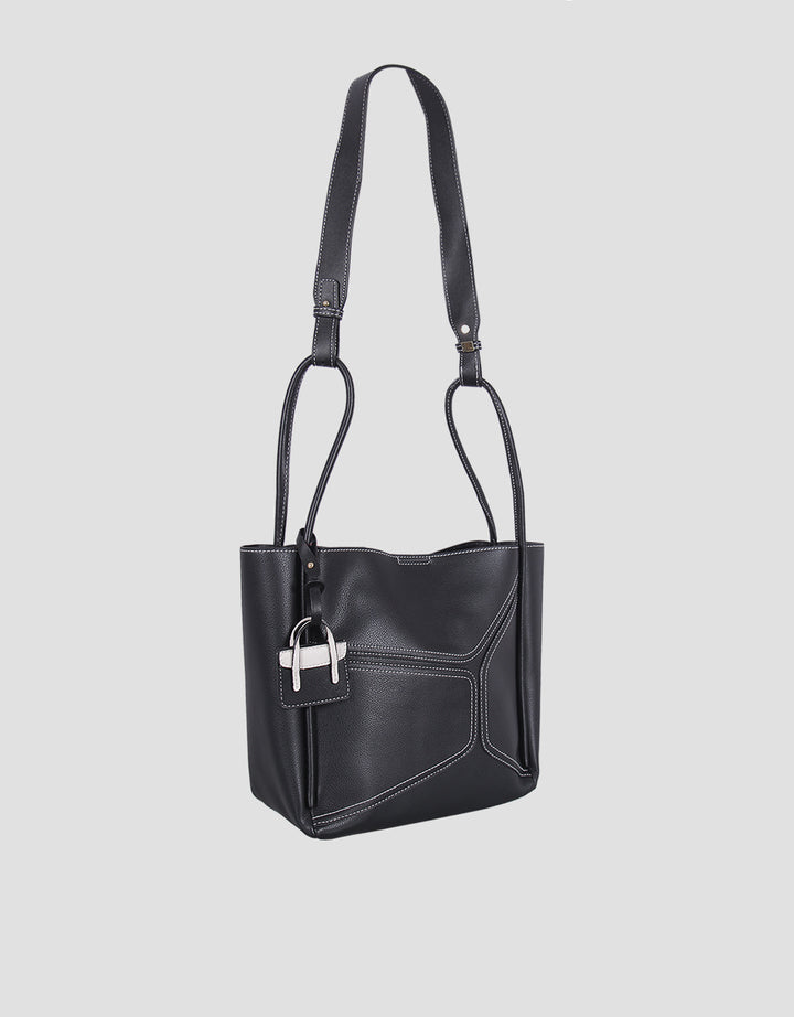 Bellezza Stitching Look Shoulder Bag