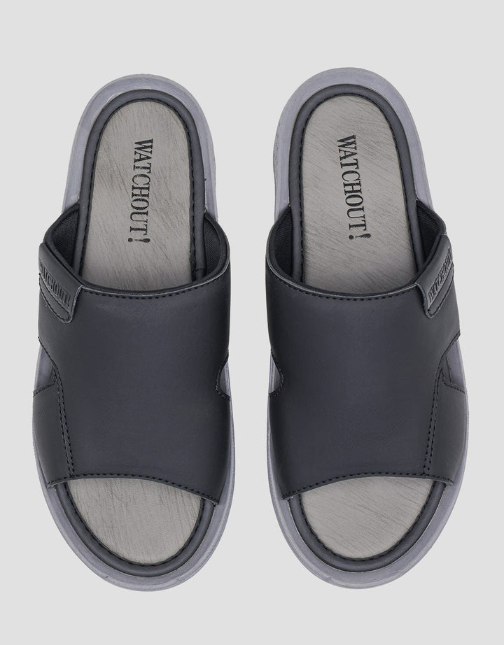 Watchout Stitch Detail Men's Slider Sandals