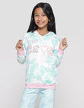 Aero Tie Dye Cool Love Girls Hoody Jacket
