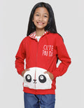 Aero Panda Ears Girls Hoodie Jacket