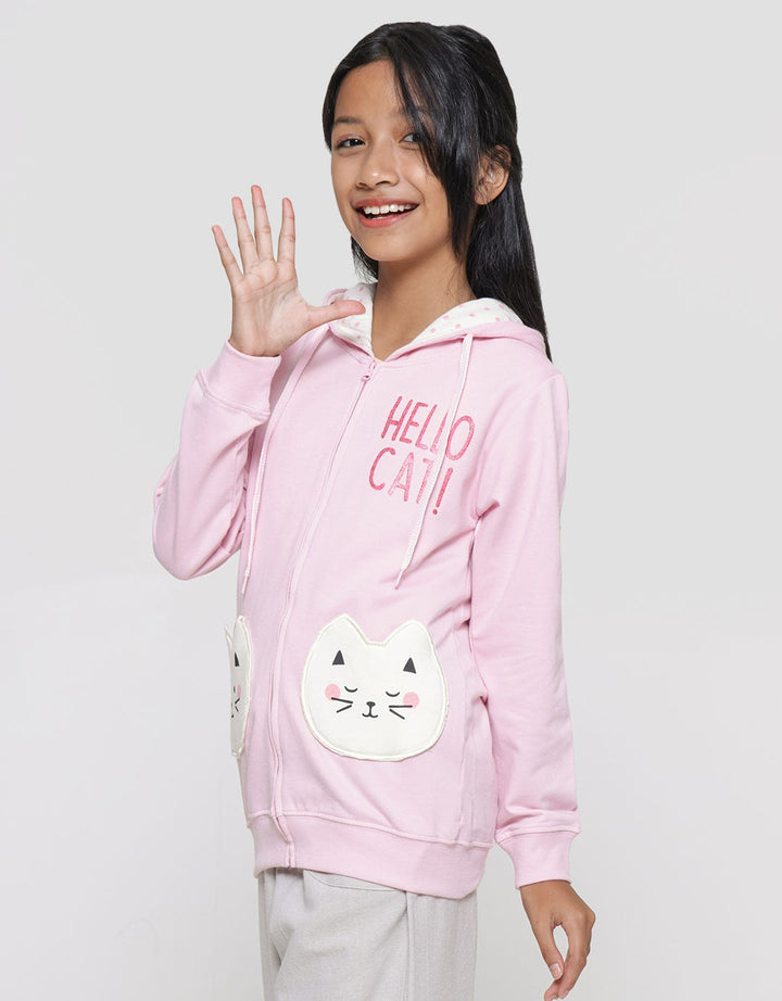 Aero Cat Ear Girls Hoodie Jacket