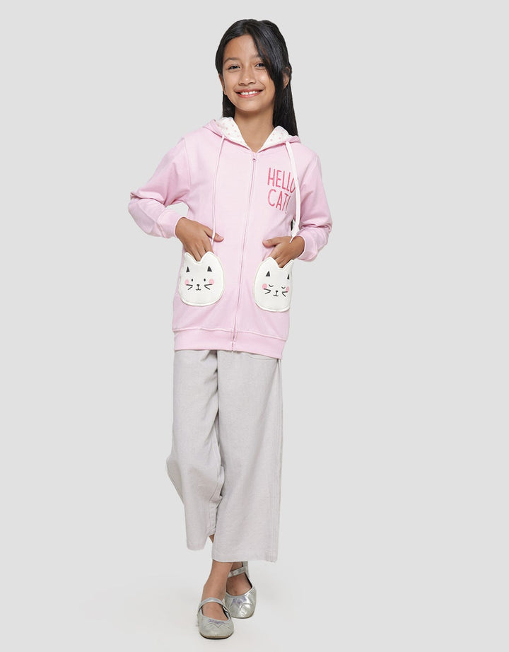 Aero Cat Ear Girls Hoodie Jacket