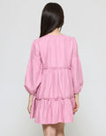 Girls Corduray Aero Midi Dress with Chest Buttons