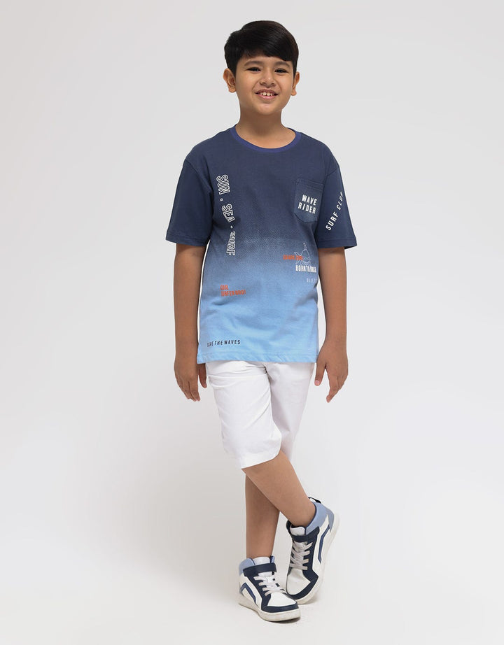 Aero Short Sleeve T-Shirt Shark Zone Gradasi
