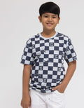 Aero Check Surf Shark Boys T-Shirt