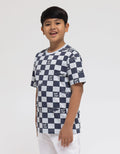 Aero Check Surf Shark Boys T-Shirt