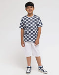 Aero Check Surf Shark Boys T-Shirt