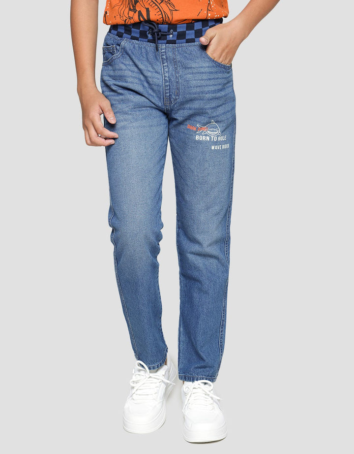 Aero Pants Denim Shark Rib Box