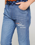 Aero Pants Denim Shark Rib Box