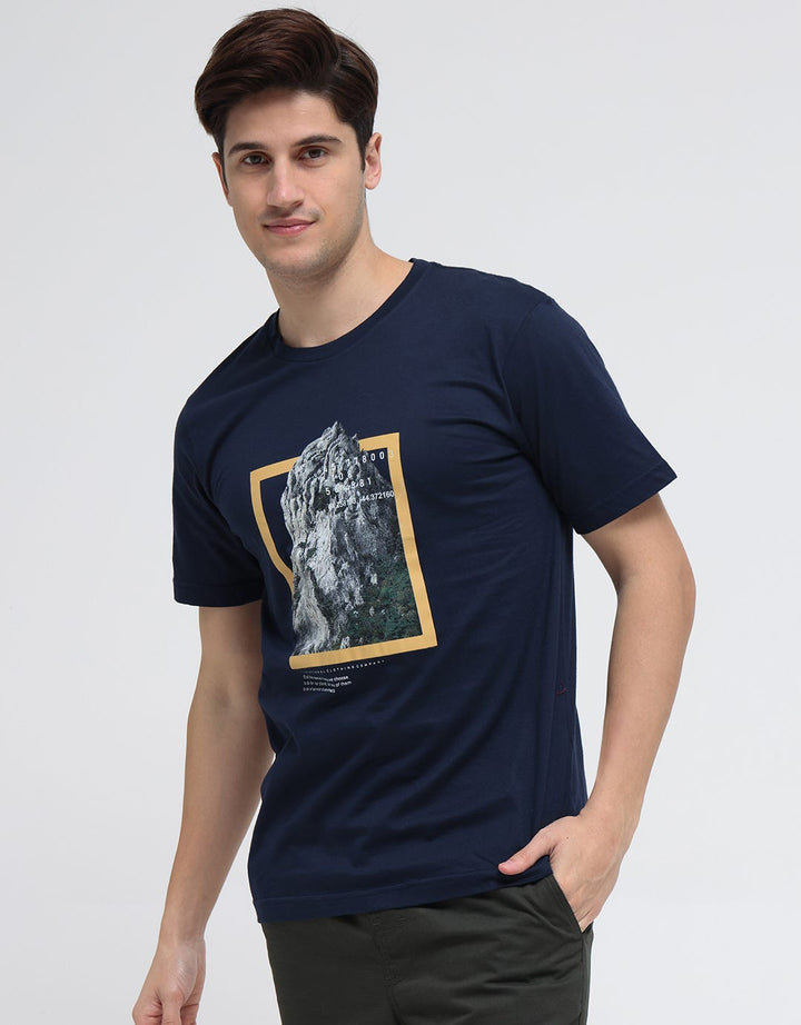 Walrus Kaos Lengan Pendek Print Mountain