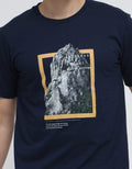 Walrus Kaos Lengan Pendek Print Mountain