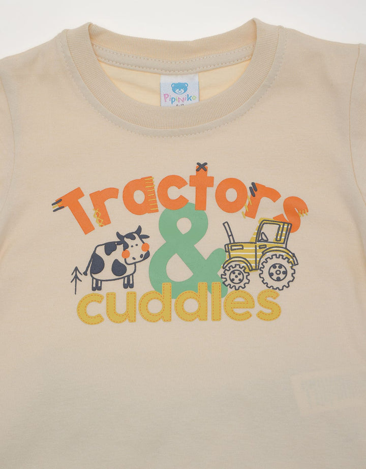 Pipiniko Set Jersey Pants Tractor Farm