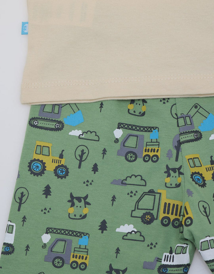 Pipiniko Set Jersey Pants Tractor Farm