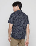 Watchout! Jeans Short Sleeves Shirt Motif Full Print