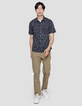 Watchout! Jeans Short Sleeves Shirt Motif Full Print