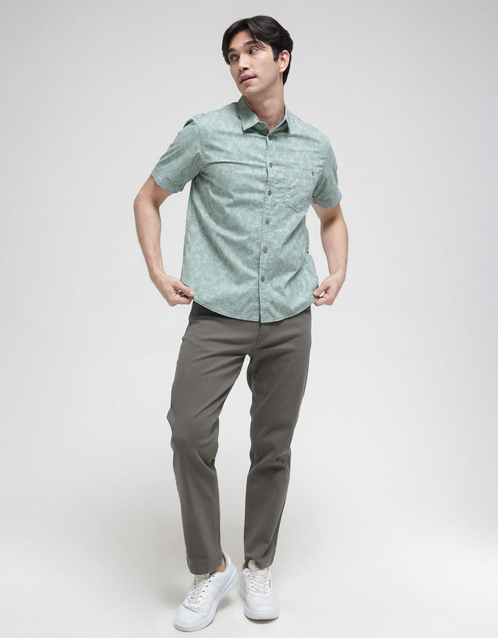 Watchout! Jeans Short Sleeve Shirt Full Print