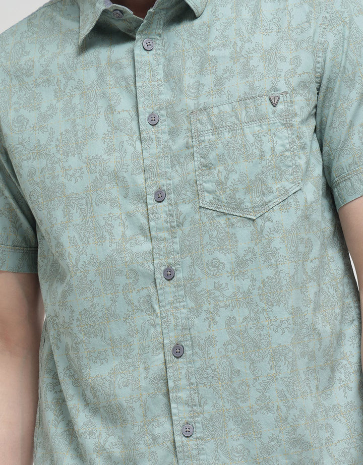 Watchout! Jeans Short Sleeve Shirt Full Print