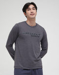 Watchout! Long Sleeve Jeans T-Shirt Brand Wording