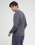 Watchout! Long Sleeve Jeans T-Shirt Brand Wording