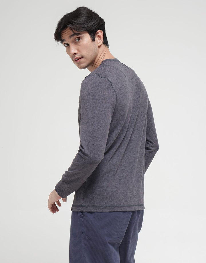 Watchout! Long Sleeve Jeans T-Shirt Brand Wording