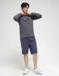 Watchout! Long Sleeve Jeans T-Shirt Brand Wording