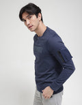Watchout! Jeans Long Sleeve T-Shirt Satu Kancing
