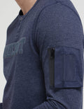 Watchout! Jeans Long Sleeve T-Shirt Satu Kancing