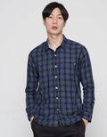 Watchout! Jeans Long Sleeves Shirt Plaid Look