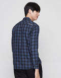 Watchout! Jeans Long Sleeves Shirt Plaid Look
