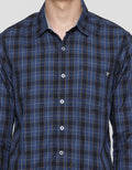 Watchout! Jeans Long Sleeves Shirt Plaid Look