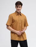 Stanley Adams Cotton Linen Men's Regular Shirt