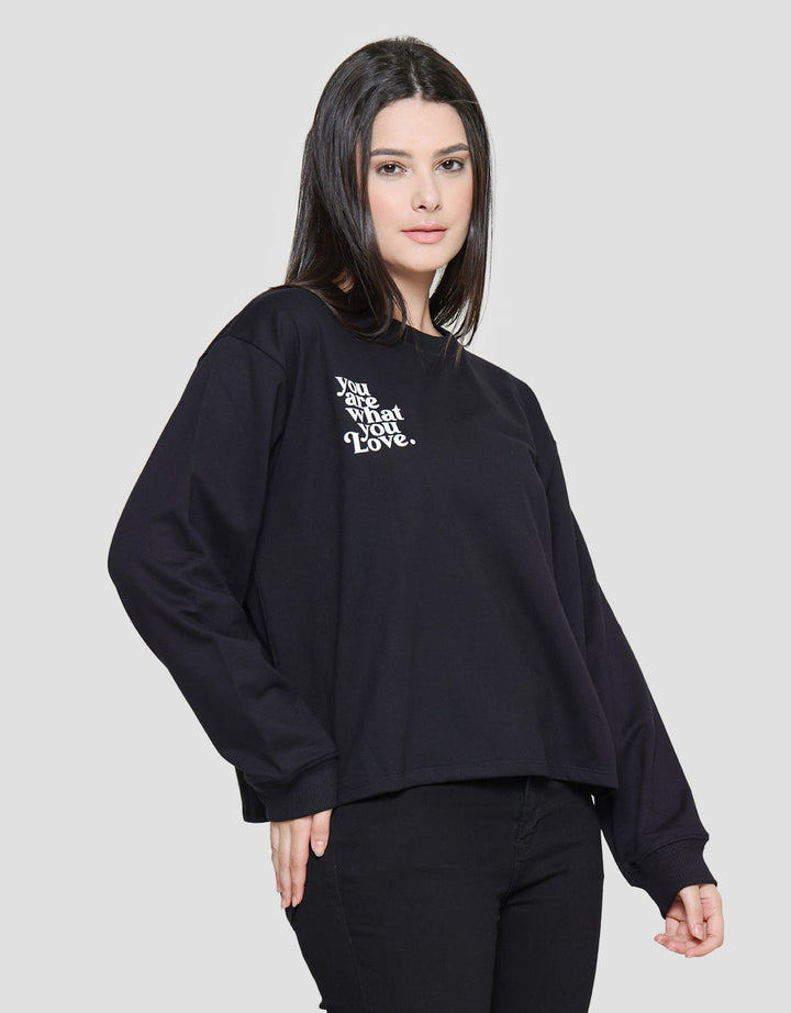 Nevada You Are What You Love Print Women's Sweater