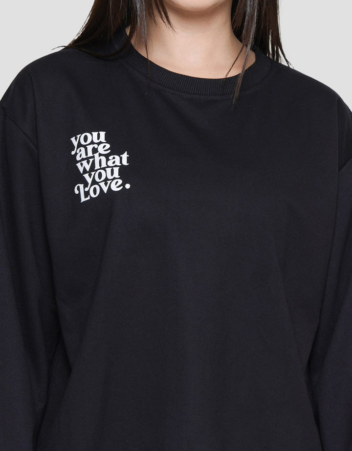 Nevada You Are What You Love Print Women's Sweater