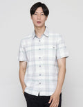 Watchout Casual Short Sleeves Shirt Print Check