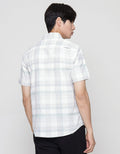 Watchout Casual Short Sleeves Shirt Print Check