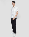 Watchout Casual Short Sleeves Shirt Print Check
