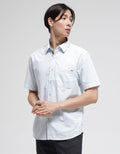 Watchout Casual Sleek Text Kemeja Pria