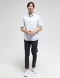 Watchout Casual Sleek Text Kemeja Pria