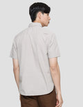 Watchout Casual Simple Look Kemeja Lengan Pendek Pria