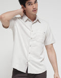 Watchout Casual Short Sleeve Shirt Plain