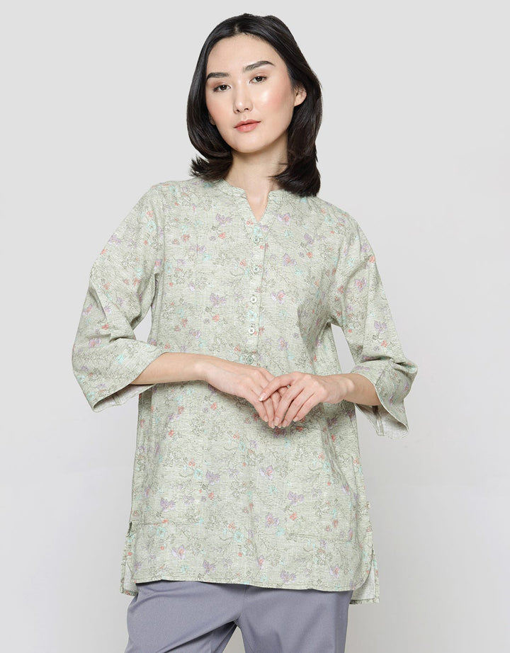 Triset Ladies Floral Print Blouse Women