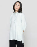Triset Ladies Plain Casual Blouse Wanita