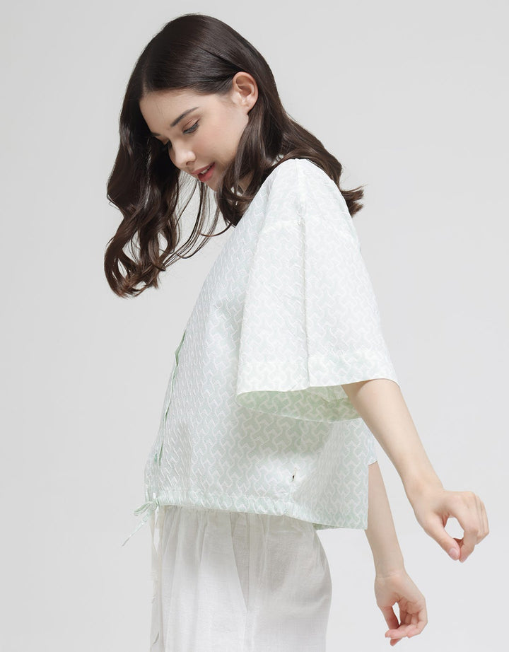 Triset Ladies Plain Basic Blouse Wanita