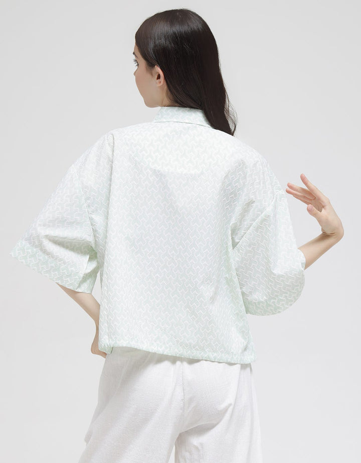 Triset Ladies Plain Basic Blouse Wanita