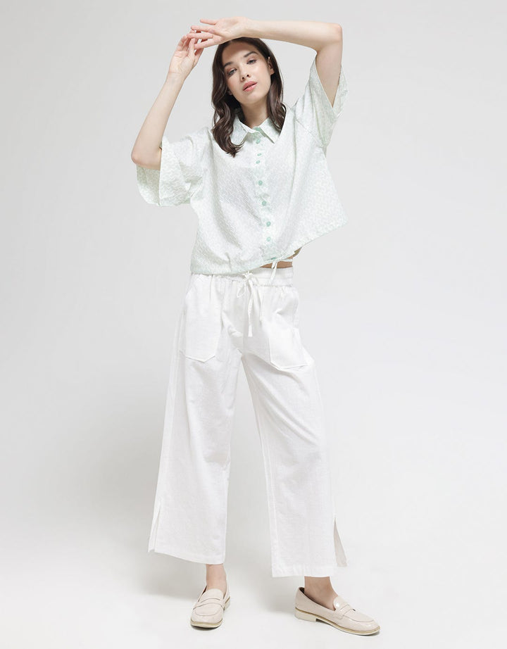 Triset Ladies Plain Basic Blouse Wanita