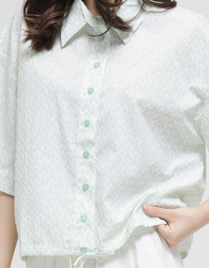 Triset Ladies Plain Basic Blouse Wanita